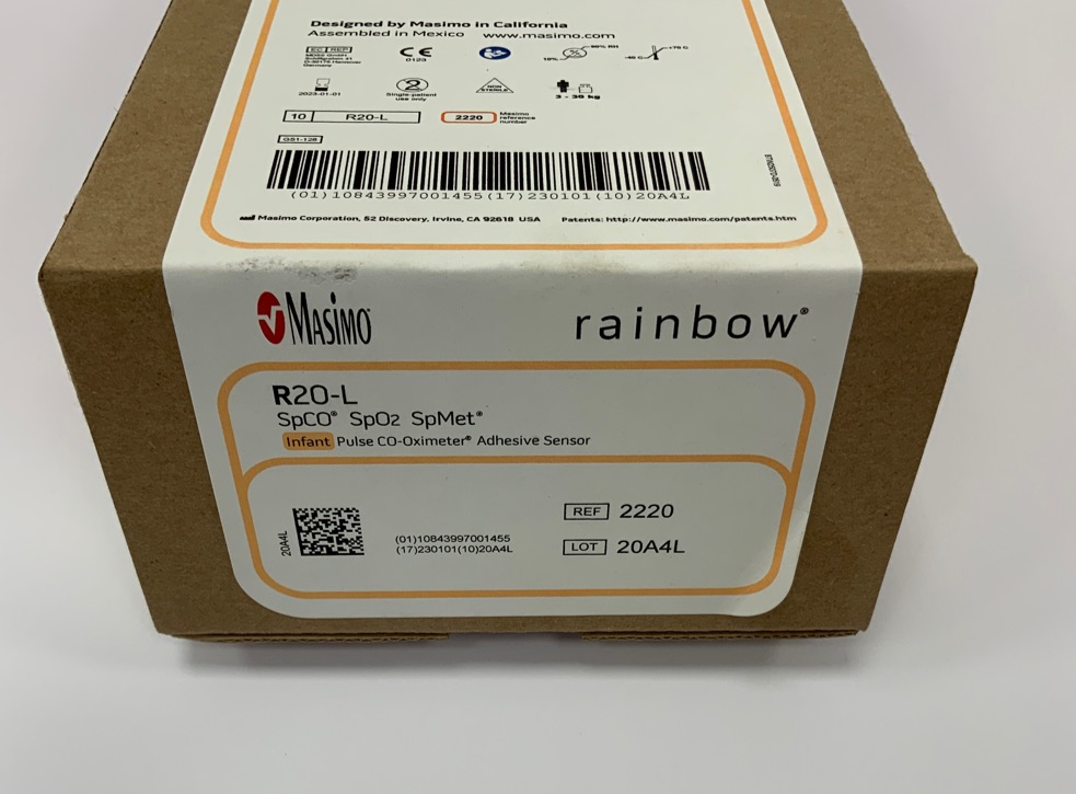 SpO2 Einwegs. Kleinkinder 3-30 kg  VE=10 Stück -Rainbow- Typ SpO2, SpCO, SpMet c